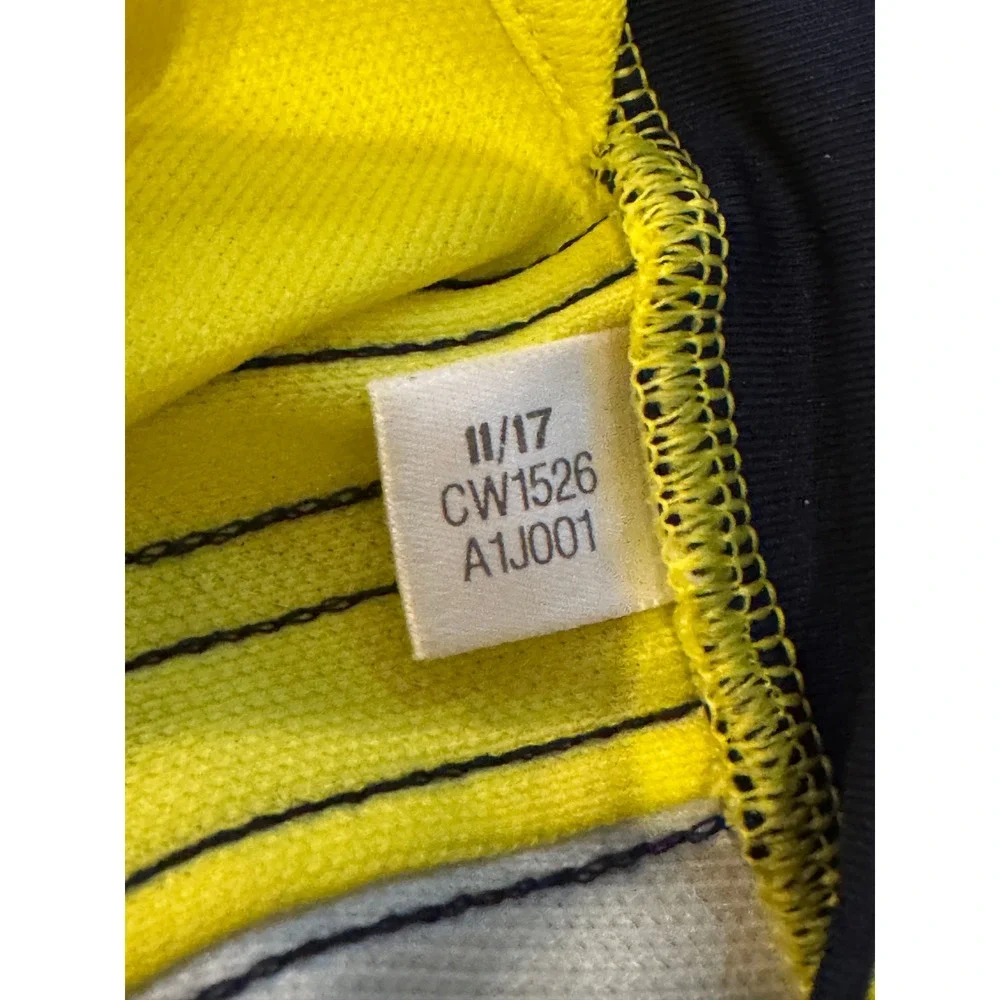 Adidas Colombia Soccer Jersey‎ Yellow Short Sleeve Climalite Football Shirt |P1